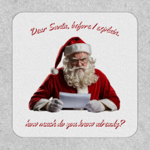 Dear Santa... Funny Santa Claus, Christmas Holiday