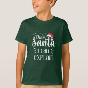 Dear Santa funny Unisex kids Christmas T-Shirt