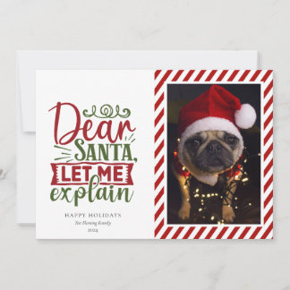 Dear Santa Holiday Card