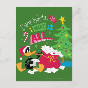 Dear Santa Holiday Postcard