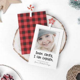 DEAR SANTA I CAN EXPLAIN Add Your Photo