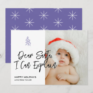 Dear Santa I Can Explain Christmas Personalized Holiday Card