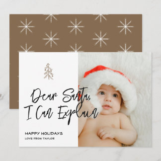 Dear Santa I Can Explain Christmas Personalized Holiday Card