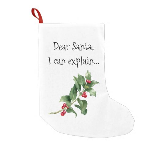Dear Santa I Can Explain Funny Christmas Stocking