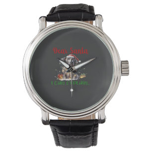 Dear Santa I Can Explain Great Dane Essential T-Sh Watch