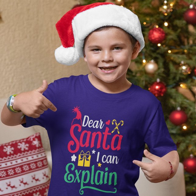 Dear Santa I Can Explain Kids’ T-Shirt (Creator Uploaded)