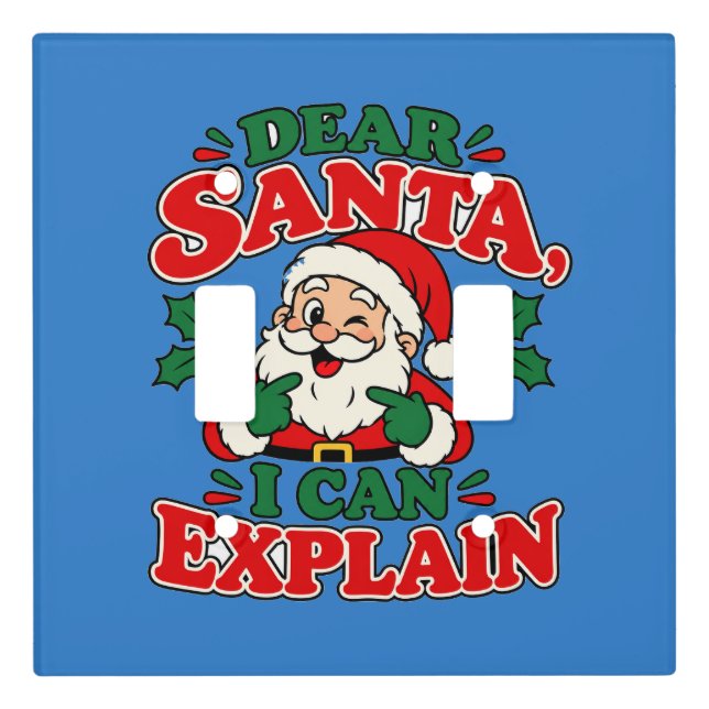  Dear Santa I Can Explain Switch Cover (Front)