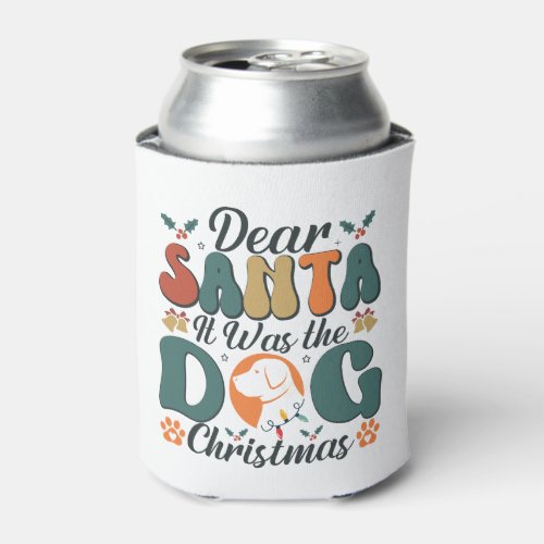 Dear Santa It Was the Dog Christmas_01 Can Cooler