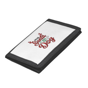 Dear Santa It Was The Dog Christmas Shirt Design_1 Trifold Wallet