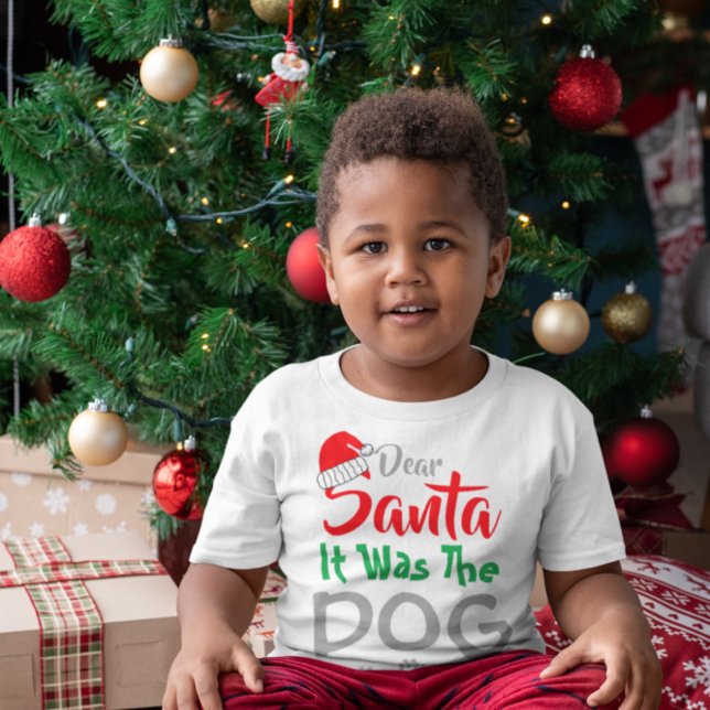 Dear Santa: It Was The Dog T-Shirt (Creator Uploaded)