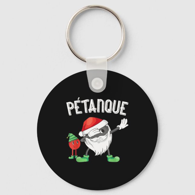 Dear Santa It's My Co-workers Fault Funny Office C Keychain (Front)