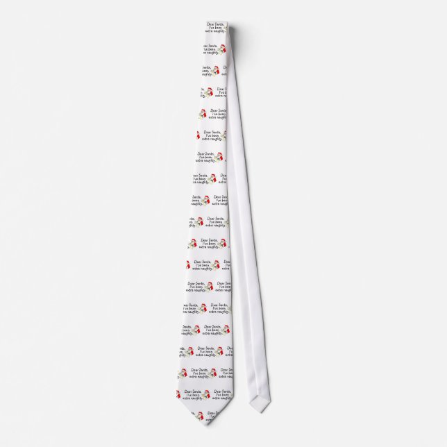 Dear Santa Ive Been Extra Naughty Tie (Front)