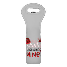 Dear Santa Just Bring Wine Tote Bag