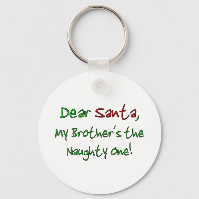Dear Santa Keychain (Front)