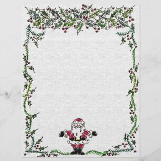 Dear Santa Letterhead (Front)