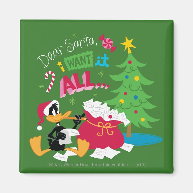 Dear Santa Magnet (Front)