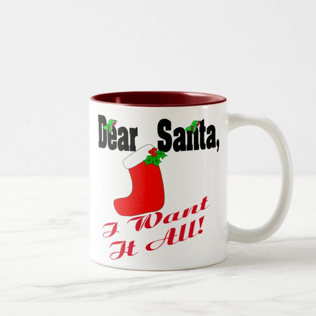 Dear Santa Mug (Right)
