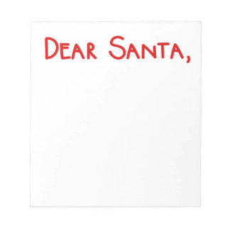 Dear Santa Notepad