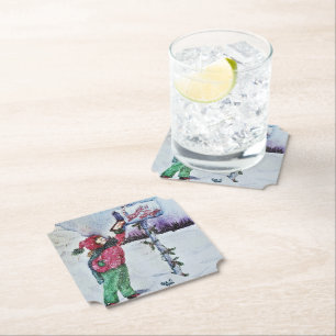 Dear Santa Paper Coaster