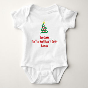 Dear Santa - Pawpaw Baby Bodysuit