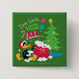 Dear Santa Pinback Button