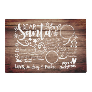 Dear Santa Placemat