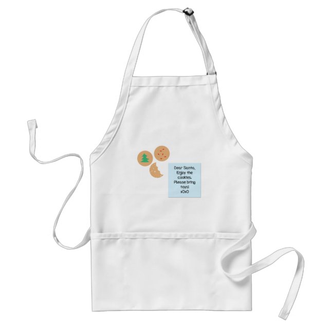 Dear Santa - Please Bring Toys Adult Apron (Front)