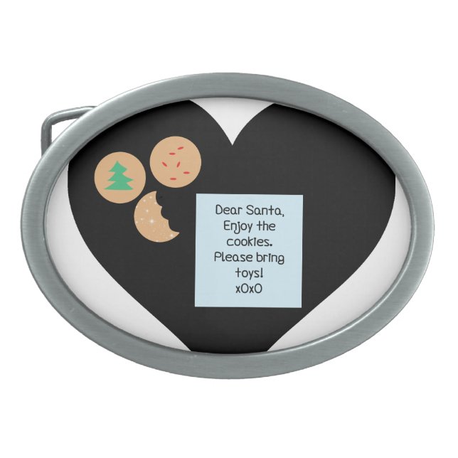 Dear Santa - Please Bring Toys Belt Buckle (Front)