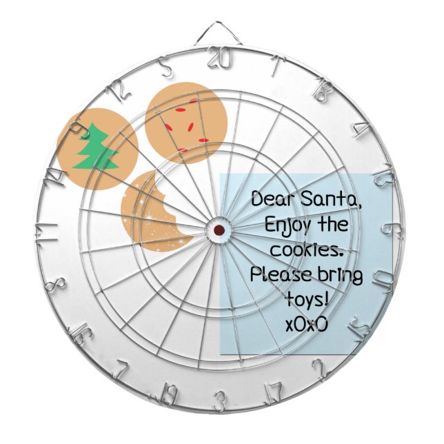 Dear Santa - Please Bring Toys Dart Board (Front)