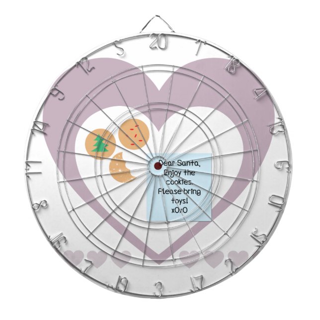 Dear Santa - Please Bring Toys Dart Board (Front)