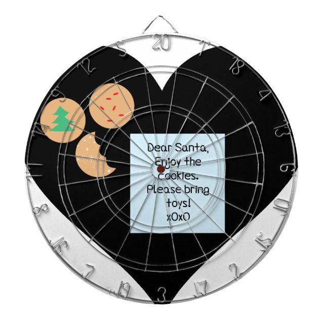 Dear Santa - Please Bring Toys Dart Board (Front)