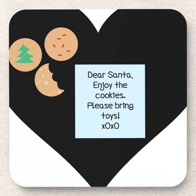 Dear Santa - Please Bring Toys Drink Coaster (Front)