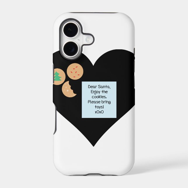 Dear Santa - Please Bring Toys Iphone Case (Back)