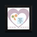 Dear Santa - Please Bring Toys Jewelry Box<br><div class="desc">Sweet custom designed illustration of Christmas cookies,  lovingly decorated and left for Santa Claus along with a note of offering.. and a little request in return :)</div>