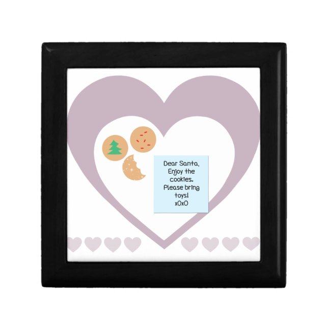 Dear Santa - Please Bring Toys Jewelry Box (Front)