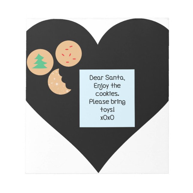Dear Santa - Please Bring Toys Notepad (Front)