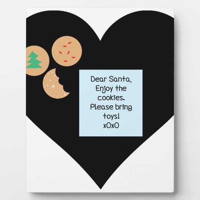 Dear Santa - Please Bring Toys Plaque (Front)