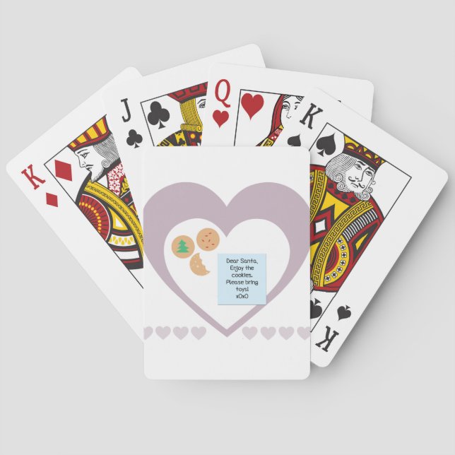 Dear Santa - Please Bring Toys Poker Cards (Back)