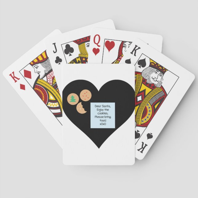 Dear Santa - Please Bring Toys Poker Cards (Back)