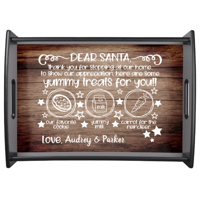 Dear Santa Serving Tray (Front)