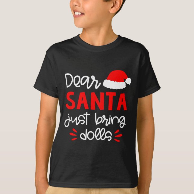 Dear Santa Shirt Funny Matching Family Christmas P (Front)