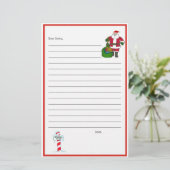 Dear Santa Stationary! Template (Standing Front)