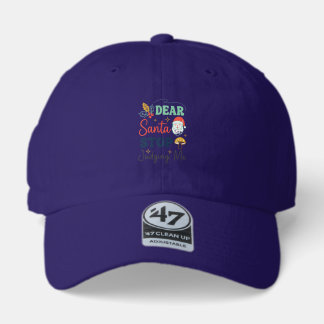 Dear Santa Stop Judging Me Christmas Mushroom Holl 47 Brand Hat