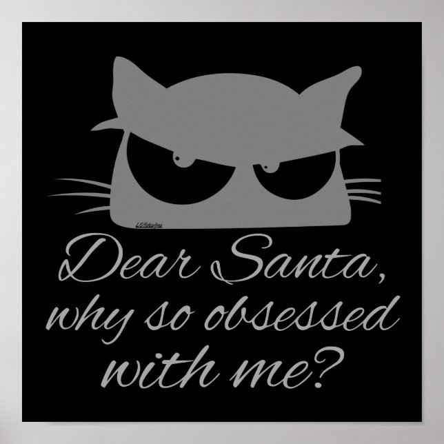 DEAR SANTA, WHY SO OBSESSED WITH ME?               POSTER (Front)