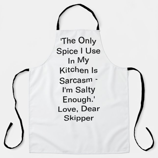 Dear Skipper Apron  (Front)