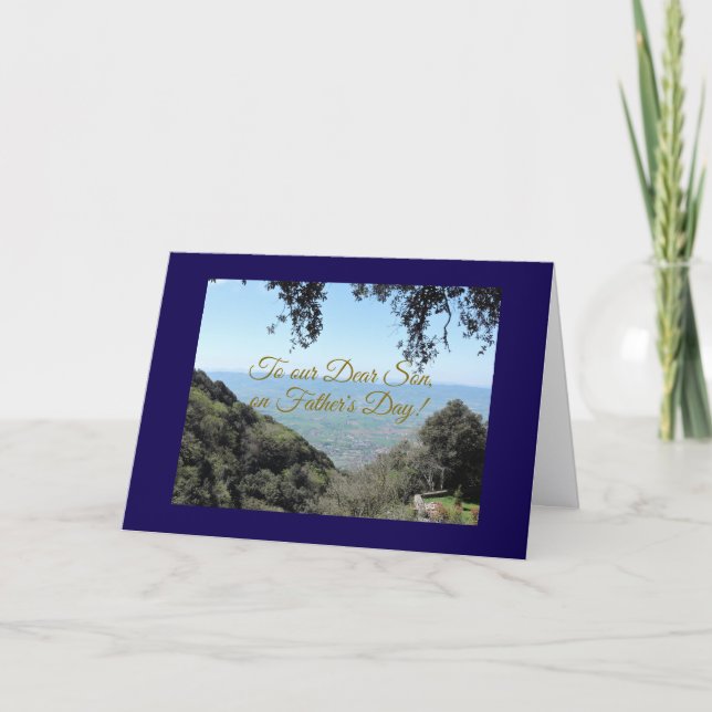 Dear Son, Happy Father's Day Card (Front)