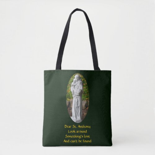 Dear St Anthony Look Around Catholic Tote Bag