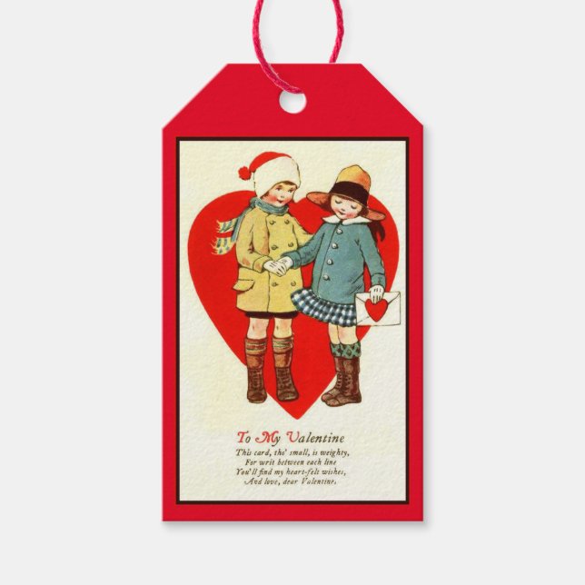 Dear Valentine Gift Tags (Front)