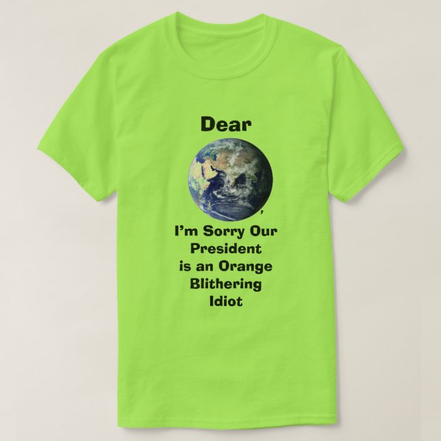 Dear World Basic T-Shirt (Design Front)