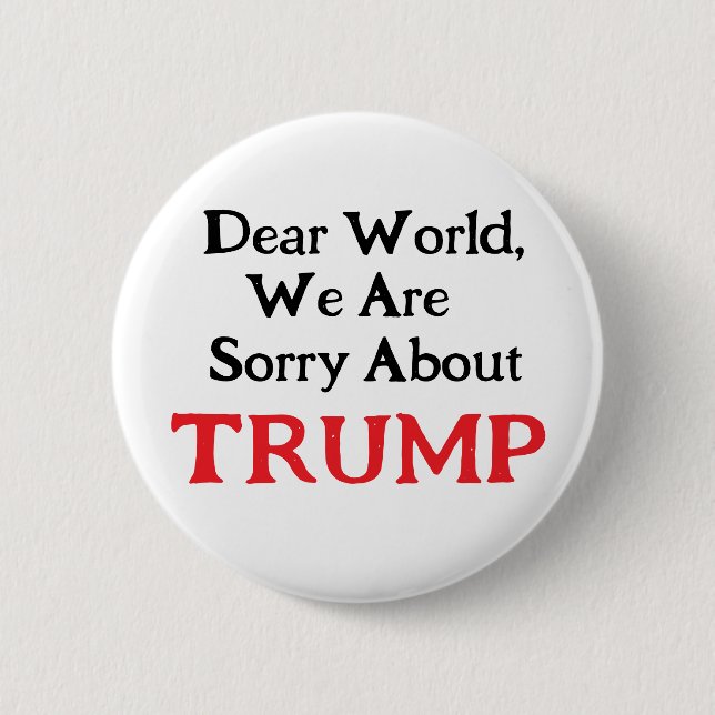Dear World Button (Front)